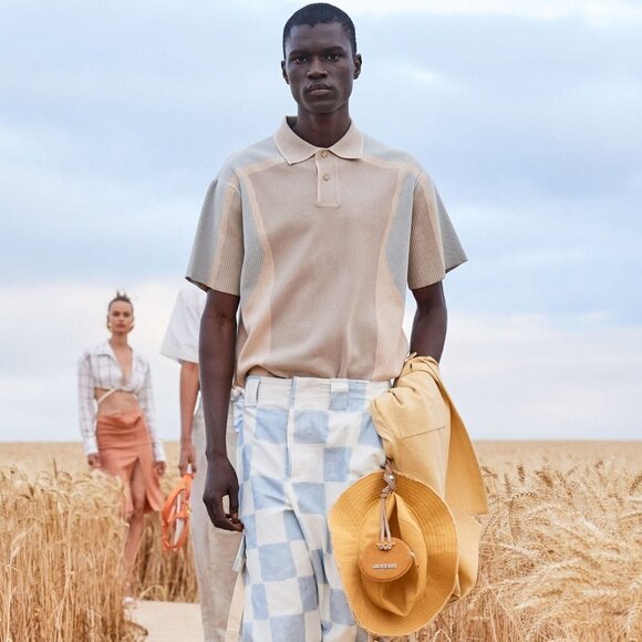 Jacquemus Men's Oversized Linen Blazer Yellow - Picture 3 of 8